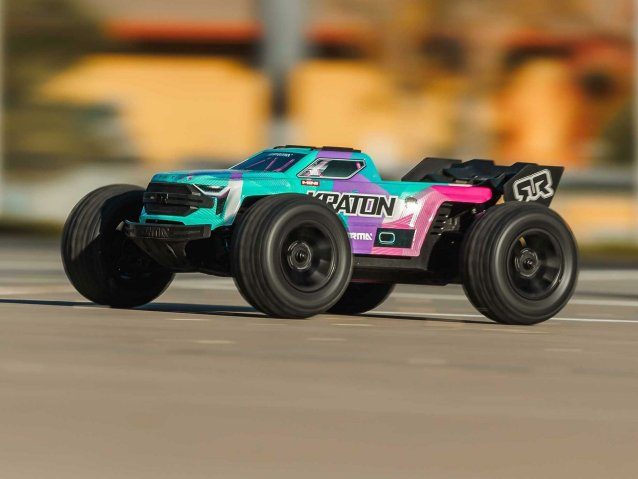 TEAL AND PINK 1/16 MINI KRATON 3S DSC 4X4 RTR WITH BATTERY AND CHARGER - Cars - view 22