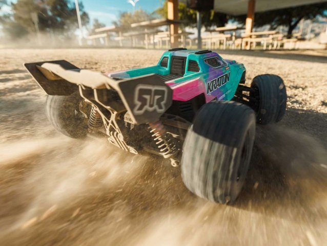 TEAL AND PINK 1/16 MINI KRATON 3S DSC 4X4 RTR WITH BATTERY AND CHARGER - Cars - view 24