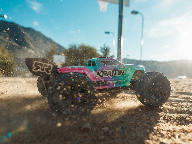 TEAL AND PINK 1/16 MINI KRATON 3S DSC 4X4 RTR WITH BATTERY AND CHARGER - Cars - view 25