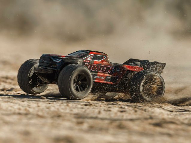 BLACK AND RED 1/16 MINI KRATON 3S DSC 4X4 RTR Speed Truck - Cars - view 23