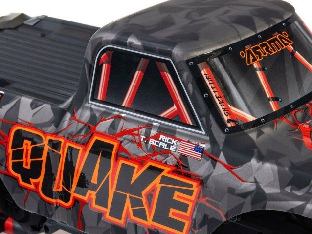 red 1/10 QUAKE 223S DSC 2WD RTR Brushless Monster Truck - Cars - view 12