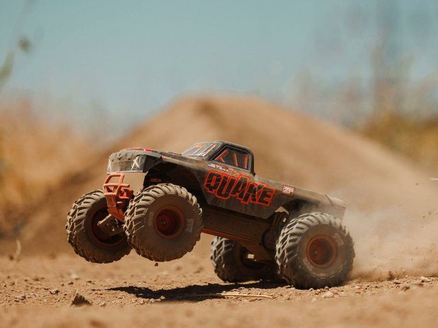 red 1/10 QUAKE 223S DSC 2WD RTR Brushless Monster Truck - Cars - view 16