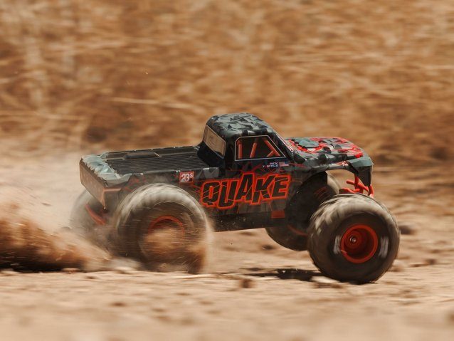 red 1/10 QUAKE 223S DSC 2WD RTR Brushless Monster Truck - Cars - view 20