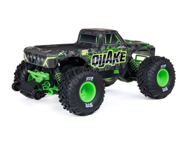 black and green 1/10 QUAKE 223S DSC 2WD RTR Brushless Monster Truck - Cars - view 2