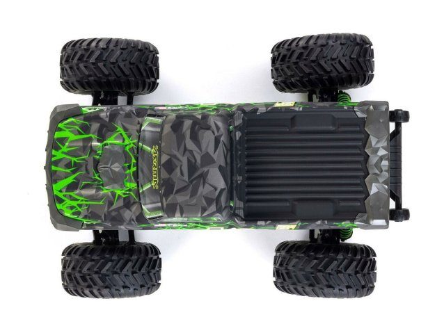 black and green 1/10 QUAKE 223S DSC 2WD RTR Brushless Monster Truck - Cars - view 6
