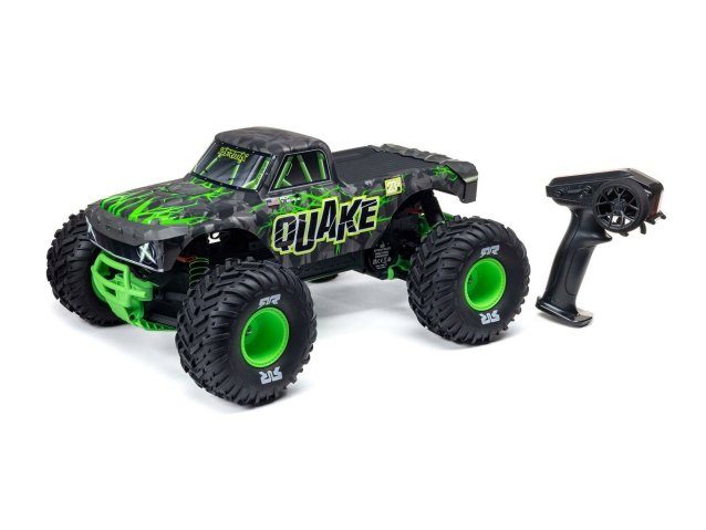 black and green 1/10 QUAKE 223S DSC 2WD RTR Brushless Monster Truck - Cars - view 10