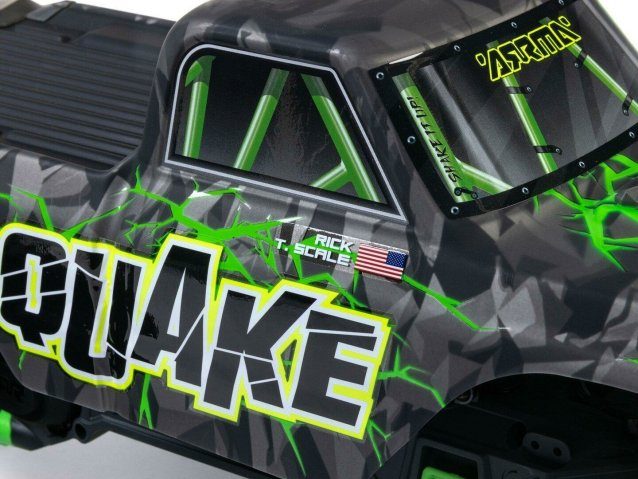 black and green 1/10 QUAKE 223S DSC 2WD RTR Brushless Monster Truck - Cars - view 11