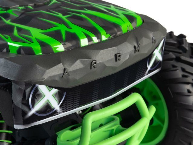 black and green 1/10 QUAKE 223S DSC 2WD RTR Brushless Monster Truck - Cars - view 12