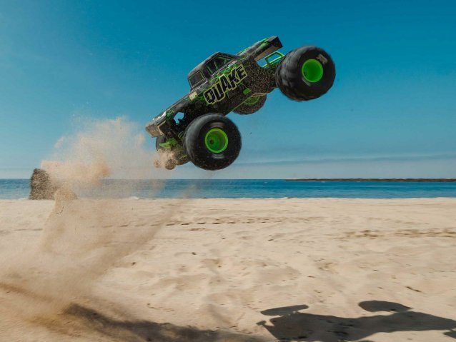 black and green 1/10 QUAKE 223S DSC 2WD RTR Brushless Monster Truck - Cars - view 14