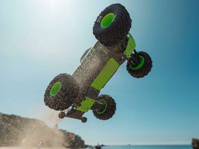 black and green 1/10 QUAKE 223S DSC 2WD RTR Brushless Monster Truck - Cars - view 15
