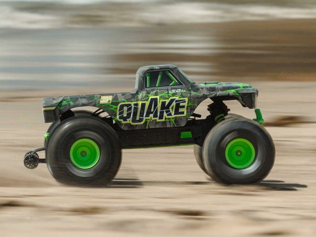 black and green 1/10 QUAKE 223S DSC 2WD RTR Brushless Monster Truck - Cars - view 18