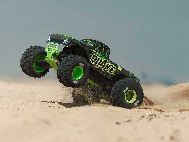 black and green 1/10 QUAKE 223S DSC 2WD RTR Brushless Monster Truck - Cars - view 20