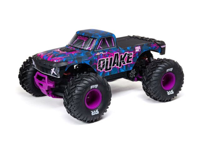 purple 1/10 QUAKE 223S DSC 2WD RTR Brushless Monster Truck - Cars