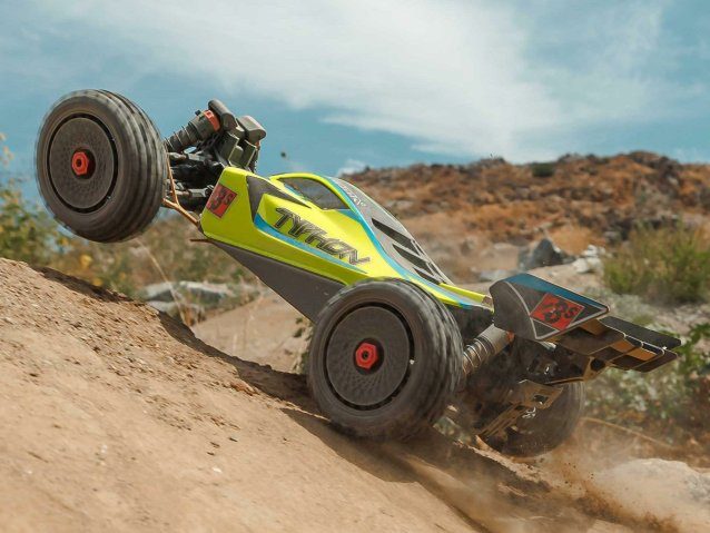 yellow 1/8 TYPHON 223S BLX 4X4 Buggy RTR with DSC - Cars - view 13