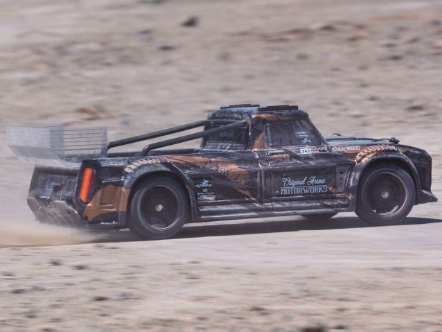 black and gold 1/8 INFRACTION 3S 4X4 BLX Resto-Mod Truck RTR - Cars - view 14