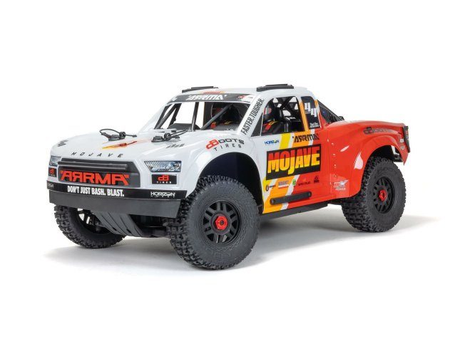 white 1/8 MOJAVE 4S 4X4 BLX DT (with Centre Diff) RTR - Cars