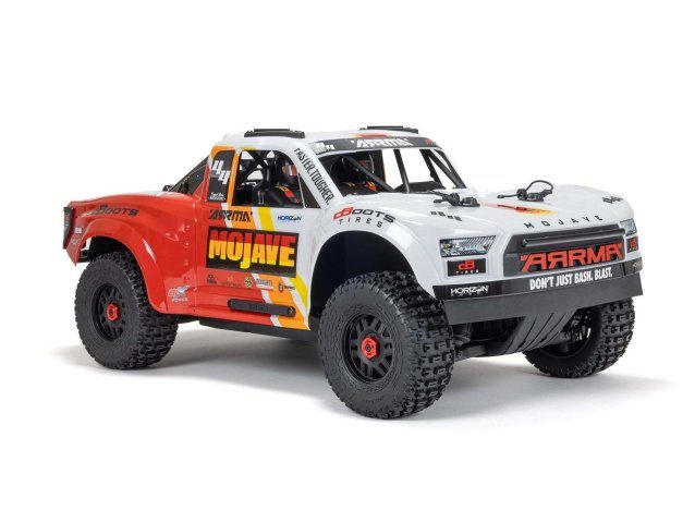 white 1/8 MOJAVE 4S 4X4 BLX DT (with Centre Diff) RTR - Cars - view 7