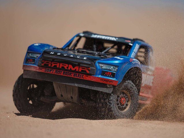 blue 1/8 MOJAVE 4S 4X4 BLX DT (with Centre Diff) RTR - Cars - view 20