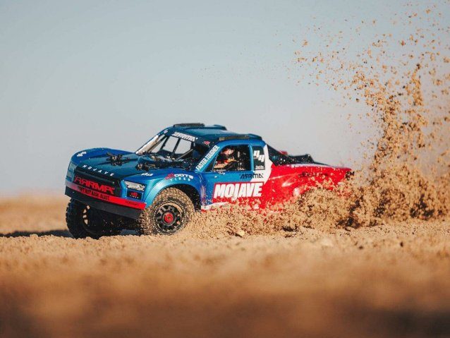 blue 1/8 MOJAVE 4S 4X4 BLX DT (with Centre Diff) RTR - Cars - view 22
