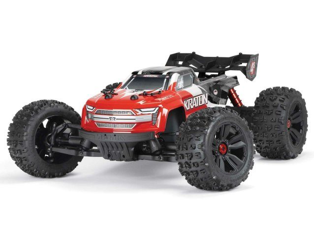red 1/10 KRATON 4S 4X4 BLX Centre Diff Speed MT - Cars