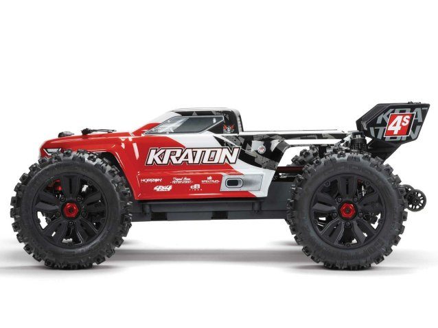 red 1/10 KRATON 4S 4X4 BLX Centre Diff Speed MT - Cars - view 3