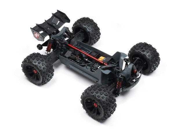 red 1/10 KRATON 4S 4X4 BLX Centre Diff Speed MT - Cars - view 4