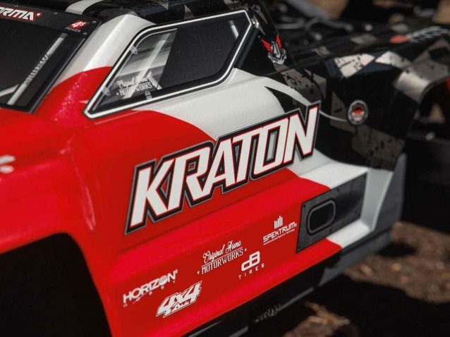 red 1/10 KRATON 4S 4X4 BLX Centre Diff Speed MT - Cars - view 12