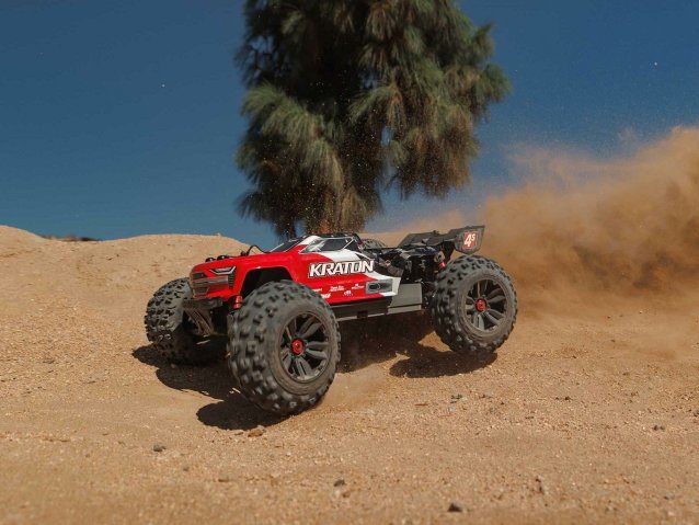 red 1/10 KRATON 4S 4X4 BLX Centre Diff Speed MT - Cars - view 19