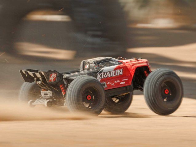 red 1/10 KRATON 4S 4X4 BLX Centre Diff Speed MT - Cars - view 21