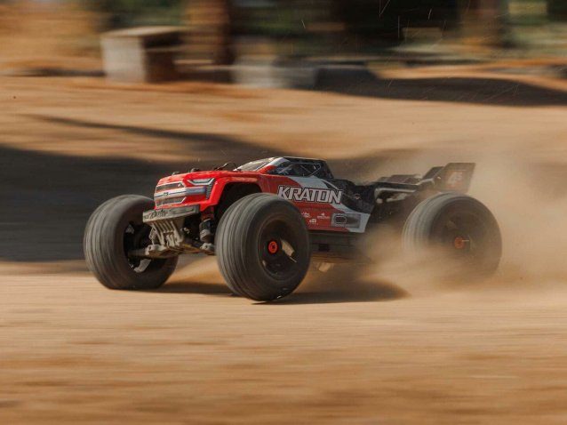 red 1/10 KRATON 4S 4X4 BLX Centre Diff Speed MT - Cars - view 25