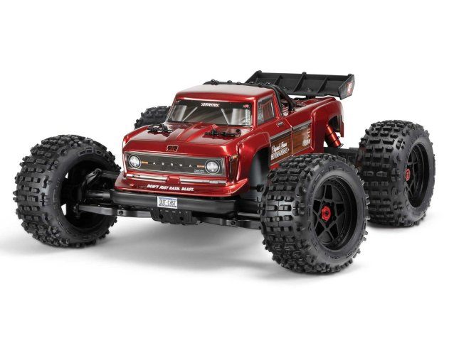 red 1/10 OUTCAST 4S 4X4 BLX Stunt MT (with Centre Diff) - Cars