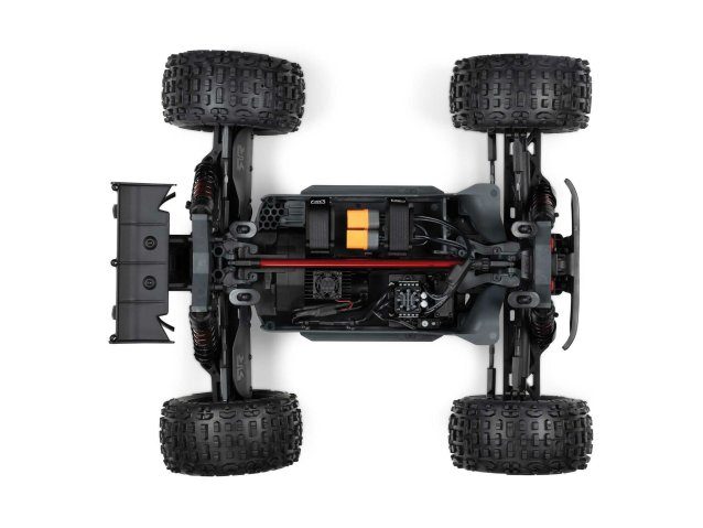 red 1/10 OUTCAST 4S 4X4 BLX Stunt MT (with Centre Diff) - Cars - view 2