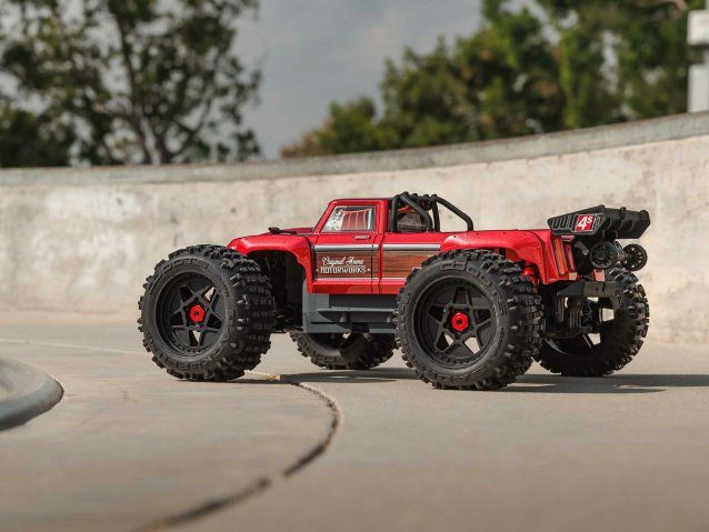 red 1/10 OUTCAST 4S 4X4 BLX Stunt MT (with Centre Diff) - Cars - view 8