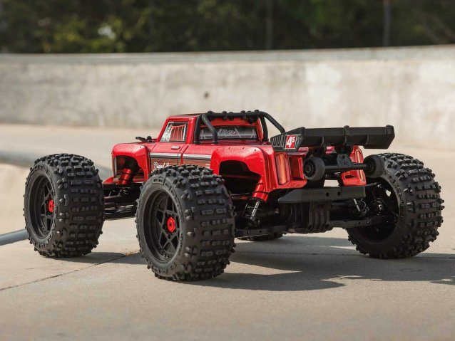 red 1/10 OUTCAST 4S 4X4 BLX Stunt MT (with Centre Diff) - Cars - view 10