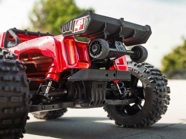 red 1/10 OUTCAST 4S 4X4 BLX Stunt MT (with Centre Diff) - Cars - view 12