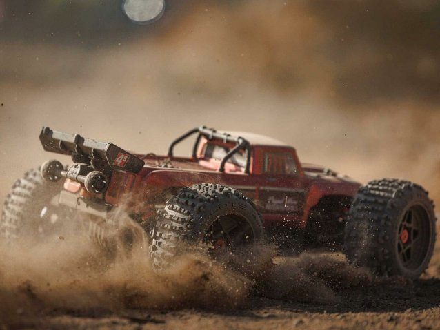 red 1/10 OUTCAST 4S 4X4 BLX Stunt MT (with Centre Diff) - Cars - view 23