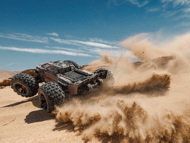 black 1/5 KRATON 4x4 8S BLX EXB Brushless Monster Truck RTR - Cars - view 20