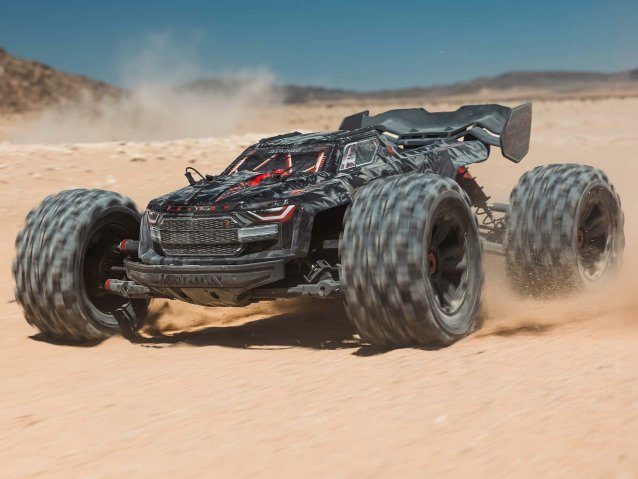 black 1/5 KRATON 4x4 8S BLX EXB Brushless Monster Truck RTR - Cars - view 22