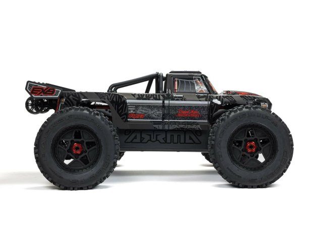 black 1/5 OUTCAST 8S 4X4 BLX EXB Stunt Truck RTR - Cars - view 7