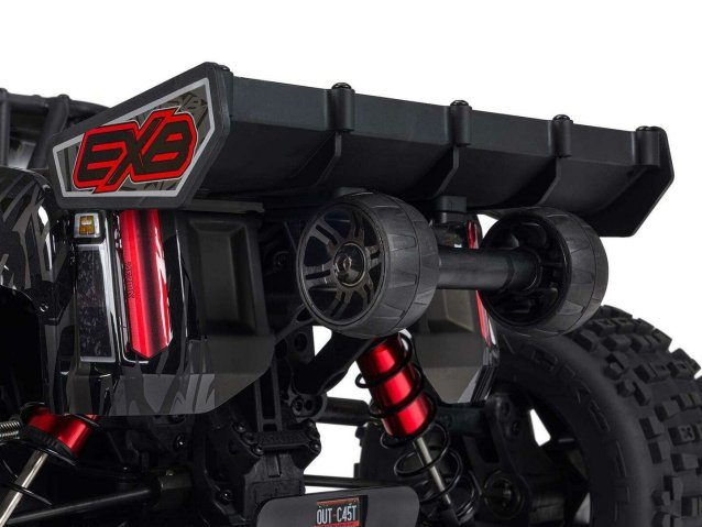 black 1/5 OUTCAST 8S 4X4 BLX EXB Stunt Truck RTR - Cars - view 14