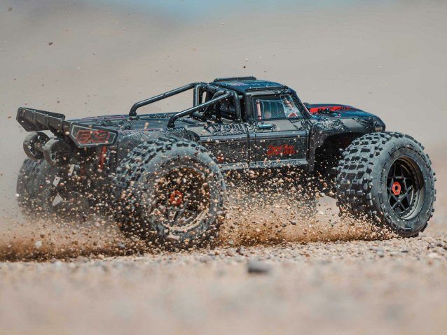 black 1/5 OUTCAST 8S 4X4 BLX EXB Stunt Truck RTR - Cars - view 19