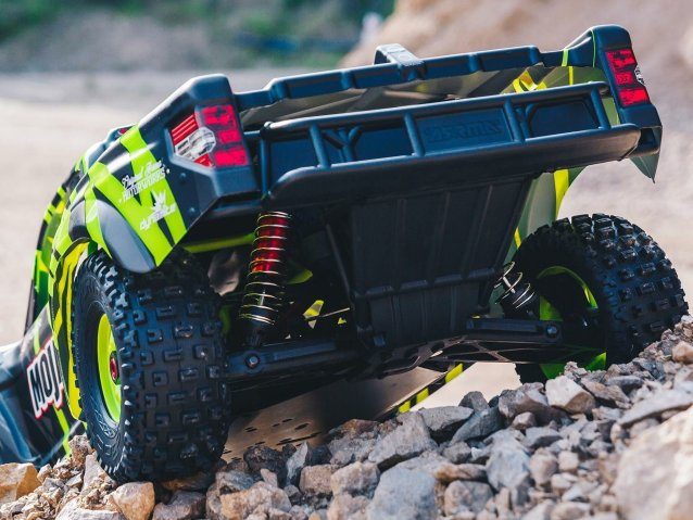 green and black 1/7 MOJAVE 6S 4X4 BLX Desert Truck RTR - Cars - view 4