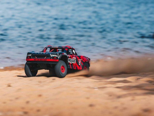 red and black 1/7 MOJAVE 6S 4X4 BLX Desert Truck RTR - Cars - view 8