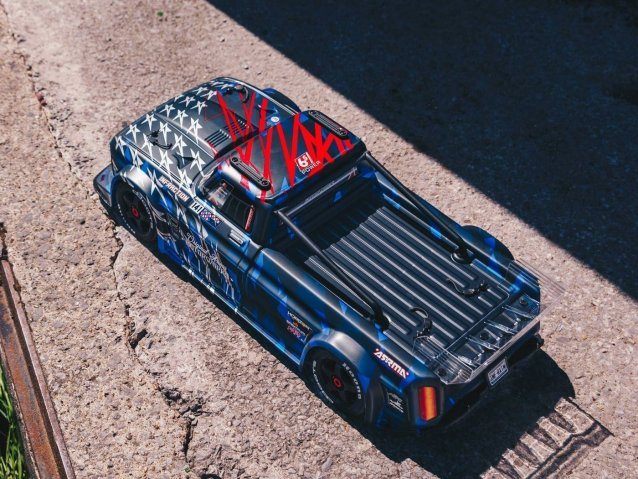 blue 1/7 INFRACTION 6S 4X4 BLX Resto-Mod Truck RTR - Cars - view 21