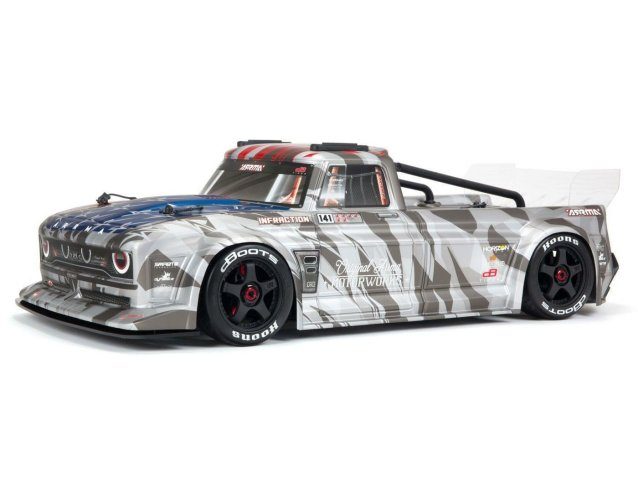 SILVER 1/7 INFRACTION 6S 4X4 BLX Resto-Mod Truck RTR - Cars
