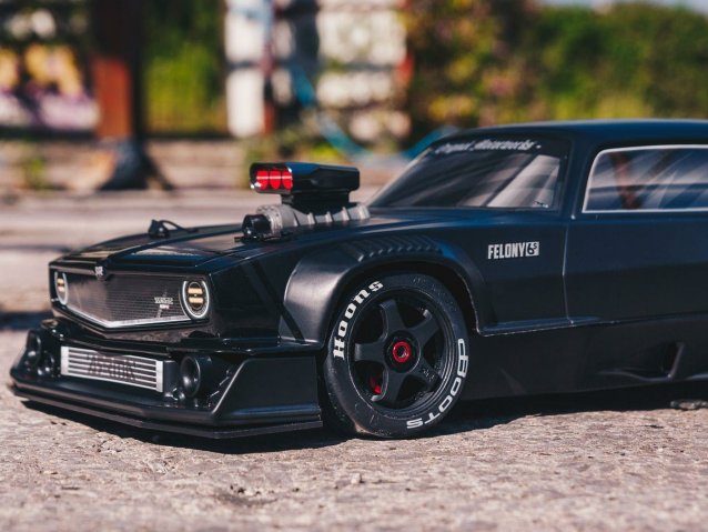 BLACK 1/7 FELONY 6S 4X4 BLX Resto-Mod Muscle Car RTR - Cars - view 18