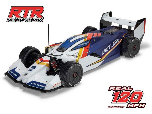 white and red 1/7 LIMITLESS 120 8S AVC 4X4 RTR Street Speed - Cars - view 7