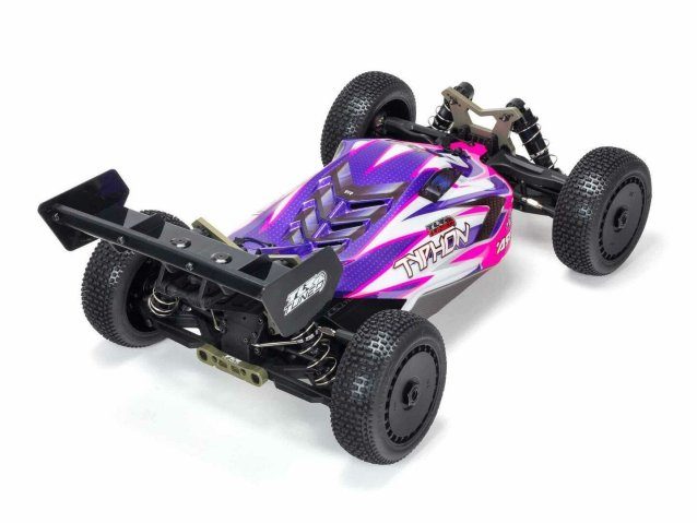 pink and purple 1/8 TLR TUNED TYPHON Race Ready Roller - Cars - view 2