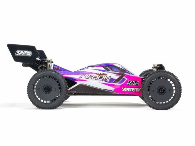 pink and purple 1/8 TLR TUNED TYPHON Race Ready Roller - Cars - view 3