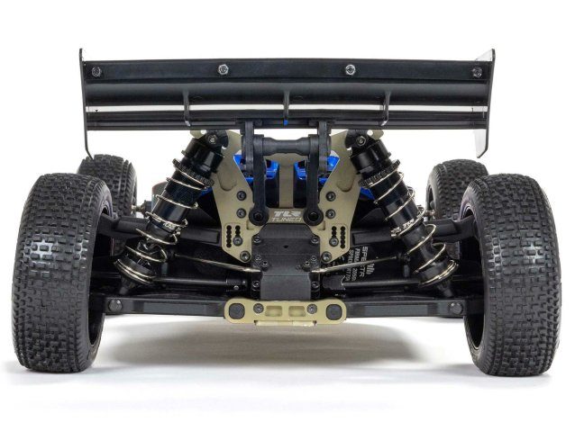 red and blue 1/8 TLR TUNED TYPHON 6S 4X4 BLX Buggy RTR - Cars - view 7
